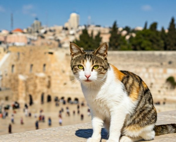 מפחיד: האם החתול שהגיע להתפלל בכותל הוא גלגול נשמות?